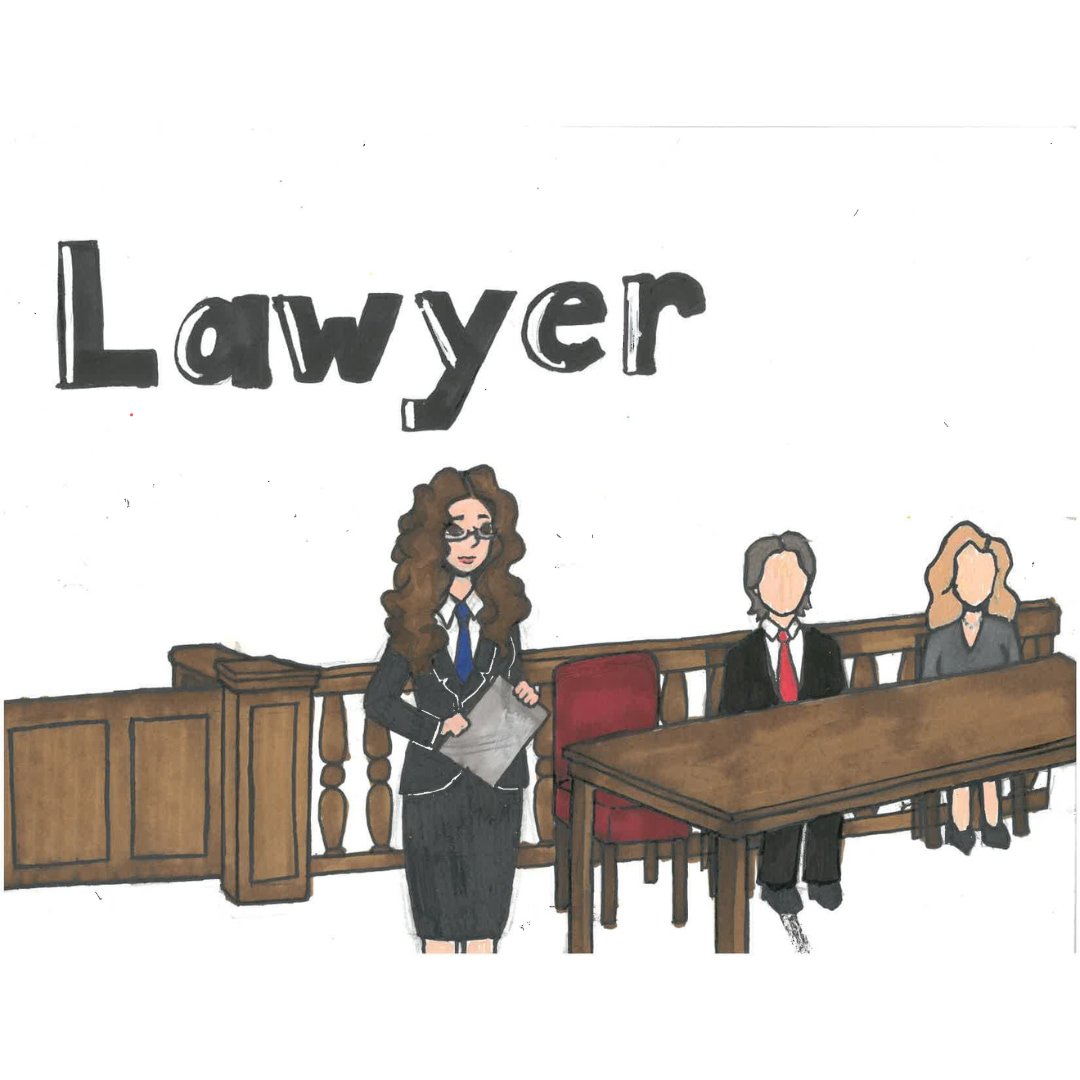 "When I grow up, I want to be a lawyer."