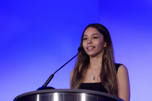 Full Circle at the Gala: How Alumna Tatiyana Orrego Went from Student Speaker to Passing the Torch