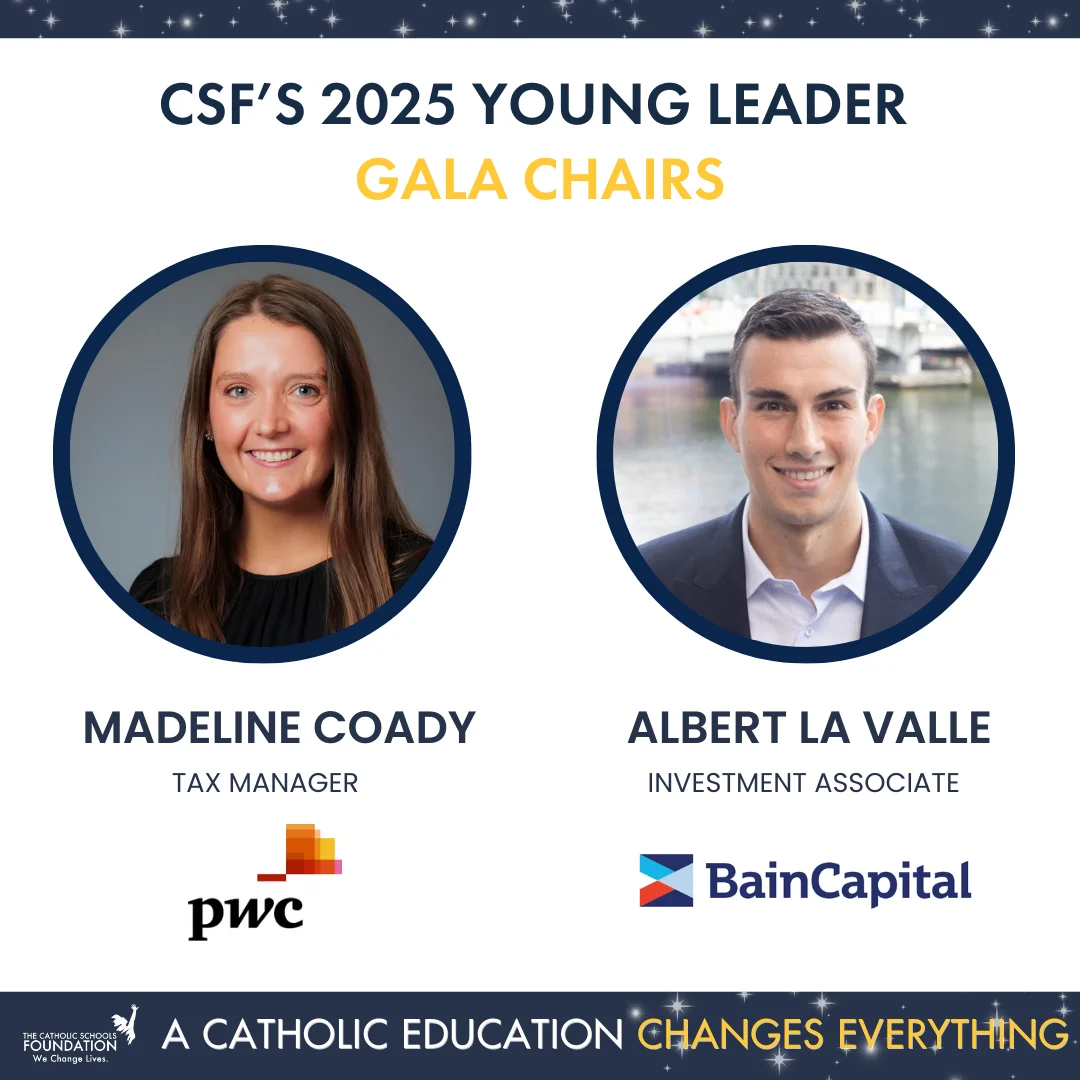 Meet the Catholic Schools Foundation's 2025 Young Leader Gala Chairs